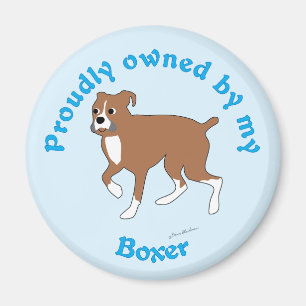 Proudly Owned by my Boxer Magnet