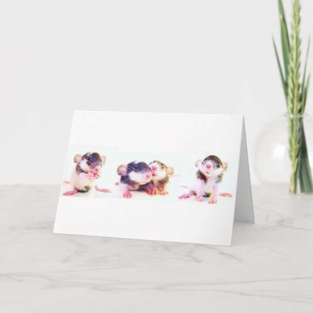 Proudly Owned by Rats! Card (Front)