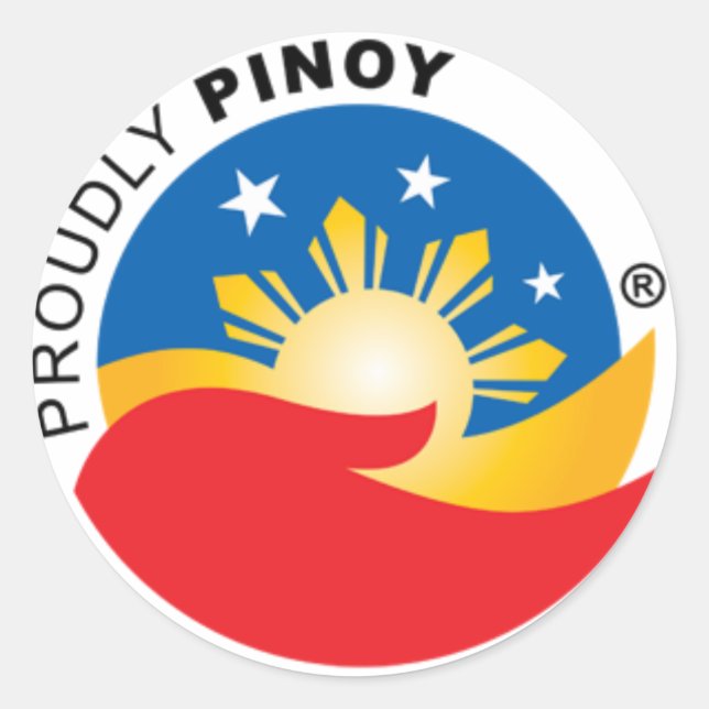 Proudly Pinoy Official Sticker (Front)