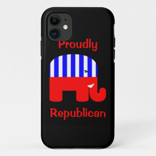 Proudly Republican Case-Mate iPhone Case