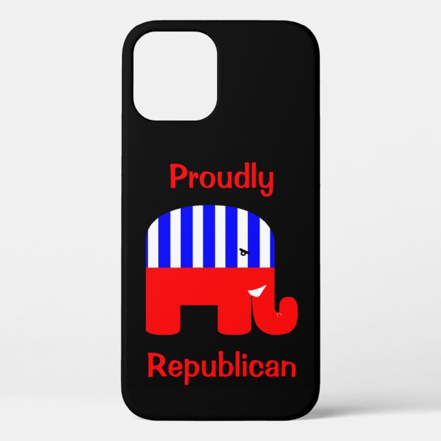 Proudly Republican  Case-Mate iPhone Case (Back)