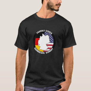 Proudly Served Baumholder Germany Military Veteran T-Shirt