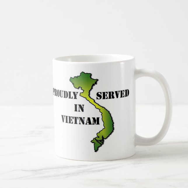 Proudly Served Vietnam Coffee Mug (Right)