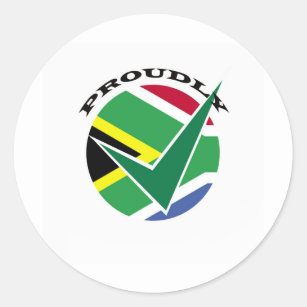 Proudly South African Classic Round Sticker