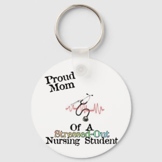 ProudMom of a Nursing Student Key Ring