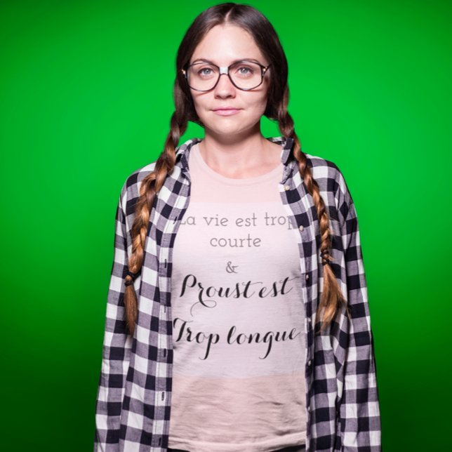 Proust est trop long T-Shirt (Creator Uploaded)
