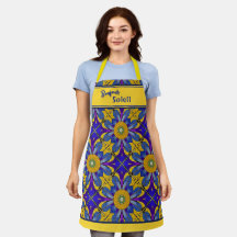 Provencal Kitchen Blue & Yellow - Bonjour Soleil