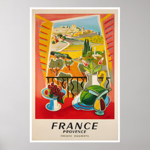 Provence Art French Travel Poster France Print