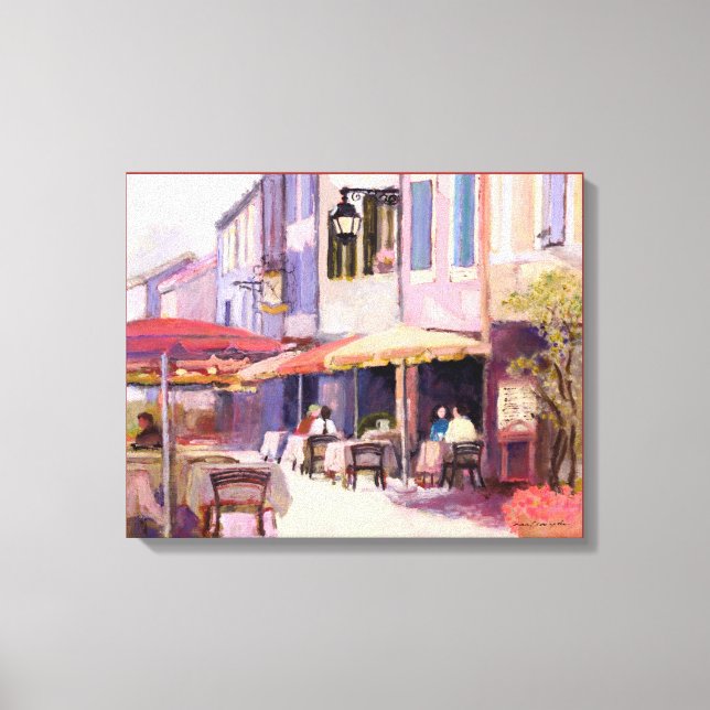 Provence Cafe Canvas Print (Front)