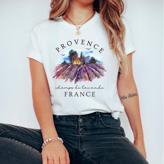 Provence France – Lavender Fields T-Shirt (Creator Uploaded)