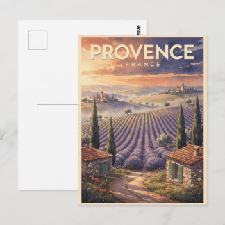 Provence France Vintage Travel Postcard