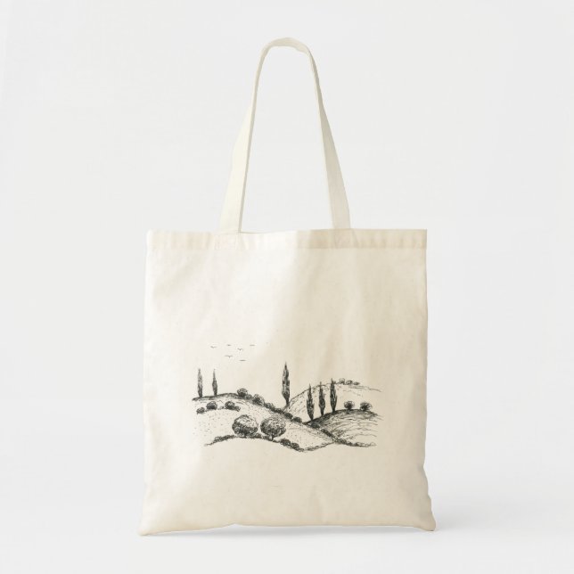 Provence Hills Tote Bag (Front)