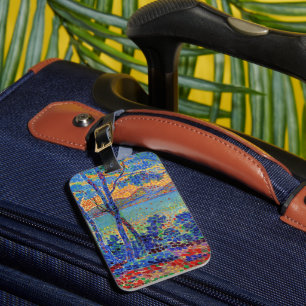 Provence Landscape by Henri-Edmond Cross Luggage Tag