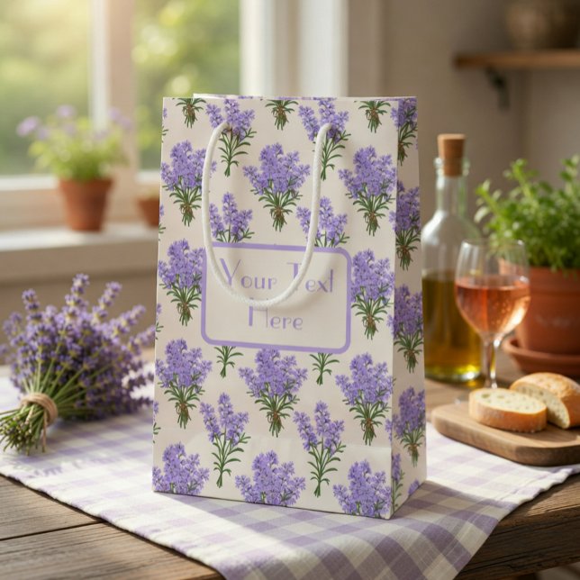 Provence Lavender Bunches Gift Bag (Creator Uploaded)