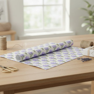 Provence Lavender Bunches Wrapping Paper