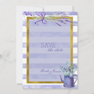 Provence Lavender Purple Flower  SAVE the Date