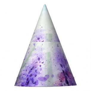 Provence Lavender: Vintage Watercolor Field Party Hat