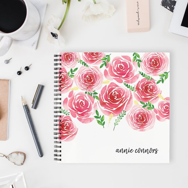 Provence Rose Personalised Notebook (Creator Uploaded)