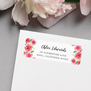 Provence Rose Return Address