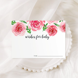 Provence Rose   Wishes for Baby Card