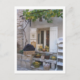Provence Store Front Display Postcard