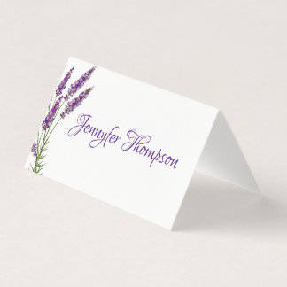 Provence violet lavander place card