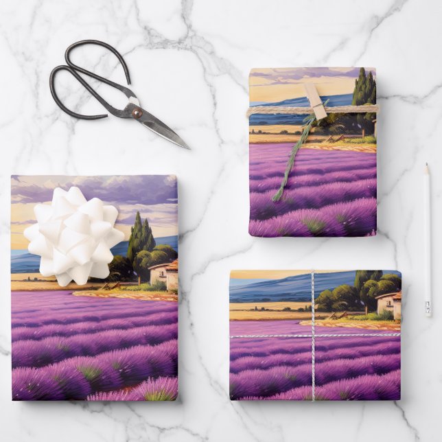 Provence Wrapping Paper Sheet (Front)