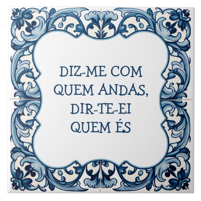 Provérbio português tile (Front)