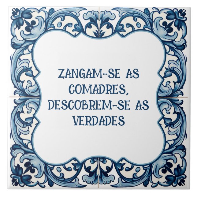 Provérbio português tile (Front)