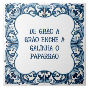 Provérbio português tile