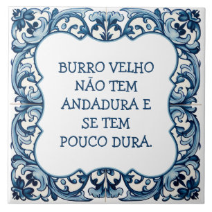 Provérbio português tile