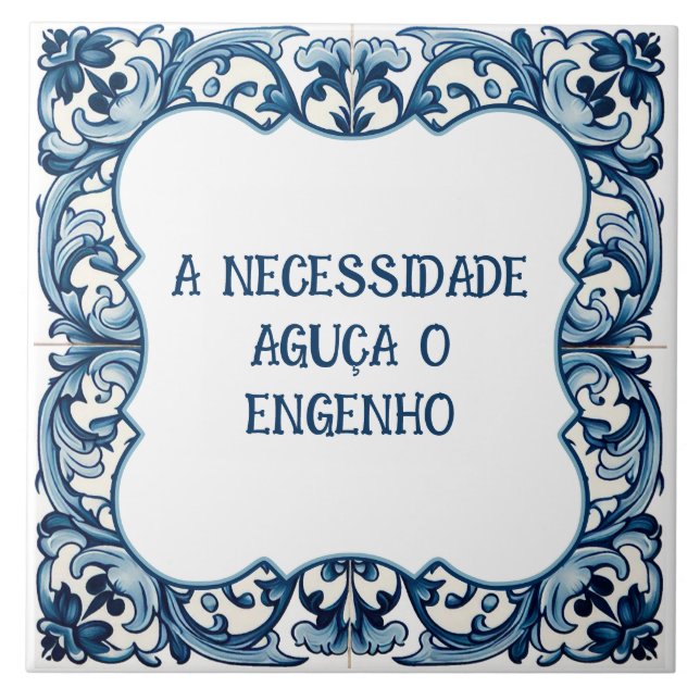 Provérbio português tile (Front)