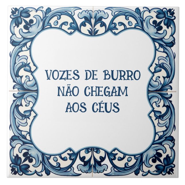 Provérbio português tile (Front)