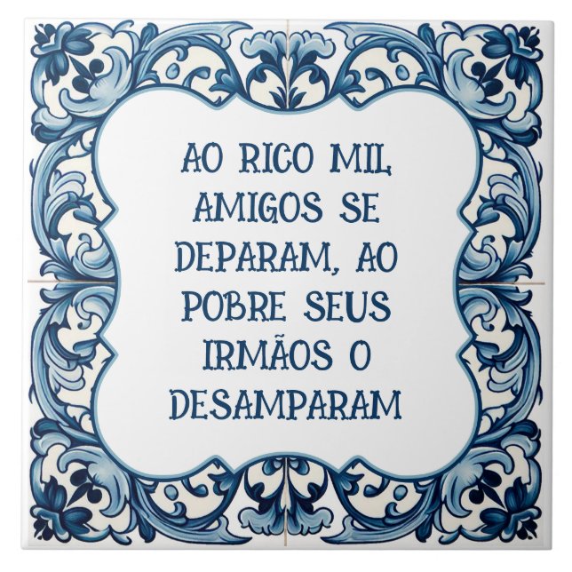 Provérbio português tile (Front)