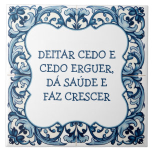 Provérbio português tile