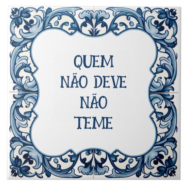 Provérbio português tile (Front)