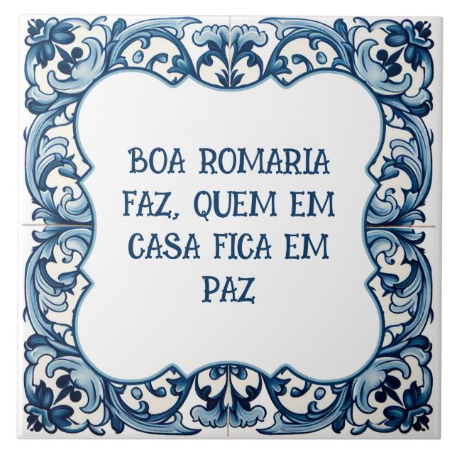 Provérbio português tile (Front)