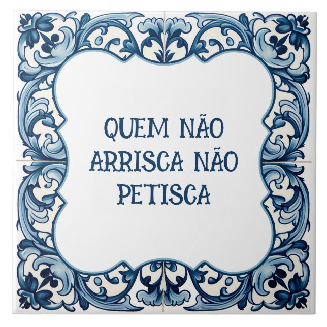 Provérbio português tile (Front)