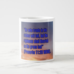 Proverbs 11:28 WEBU Mug