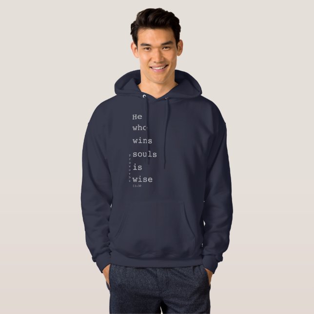 Proverbs 11:30 Hoodie - Redeemed by Love (Front Full)