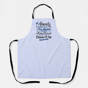 Proverbs 12:25 Bible Verse – Kind Word Art Apron