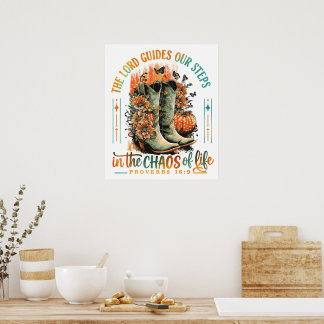 Proverbs 16:9 poster