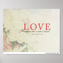 Proverbs 17:9 - Love prospers