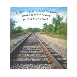 Proverbs 23:19 notepad