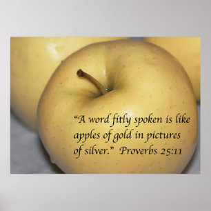 Proverbs 25:11 Scripture Print