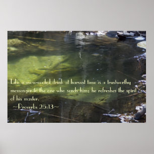 Proverbs 25:13 Poster