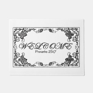 Proverbs 25:17 Welcome Mat