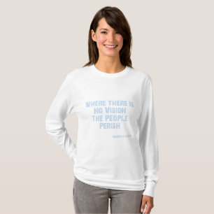 Proverbs 29:18 Bible Verse KJV Quote Women's T-Shirt