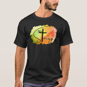 Proverbs 3125 She Is Strong Church Bible Jesus God T-Shirt