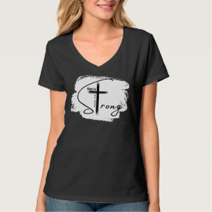 Proverbs 3125 She Is Strong Church Bible Jesus God T-Shirt
